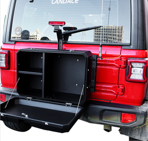 Boîte de rangement arrière pour bagages en alliage d'aluminium Boîte à outils de cuisine de <span class=keywords><strong>camping</strong></span> Équipement pour Jeep wrangler JL - Product Image 2