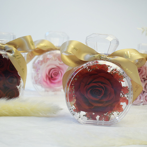 HFlora Vente directe d'usine Nouveau design Coffret cadeau de parfum avec fleur préservée pour cadeau de femme Saint-Valentin Noël - Product Image 5