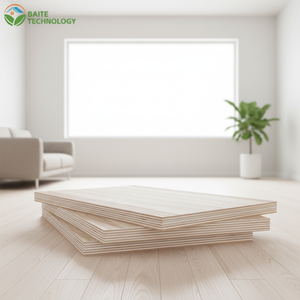 ไม้อัดป็อปลาร์ธรรมชาติ ทนทานต่อความชื้น เป็นมิตรกับสิ่งแวดล้อม ไม้อัด WBP หลายชั้น สำหรับงานแบบหล่อ 3 มม./5 มม./9 มม. สำหรับเฟอร์นิเจอร์ ดีไซน์ทันสมัย - Product Image 1