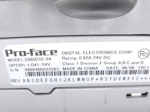 <span class=keywords><strong>GP2301</strong></span>-LG41-<span class=keywords><strong>24V</strong></span> Proface <span class=keywords><strong>24V</strong></span> HMI PLC - Product Image 3