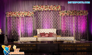 Fondo moderno para boda, decoración de paredes de vela de color dorado, para escenario y bodas - Product Image 4