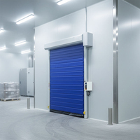 Porte de stockage à froid à grande vitesse Porte de volet roulant à grande vitesse/porte de congélateur isolante pour chambre froide