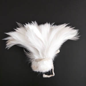Plume de pêche à nouer à la mouche Offre Spéciale, col de coq naturel et coloré, crochet à plumes enfilées - Product Image 1