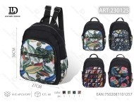 Zaino Casual da Donna in Poliestere, Capacità Media, Stampa Fantasia, Chiusura con Cerniera, Tracolla, Leggero, Per Tutte le Stagioni - Product Image 1