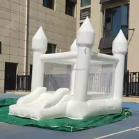 लोकप्रिय और सस्ते मिनी सफेद Inflatable उछाल वाले घर बच्चों के लिए inflatable महल