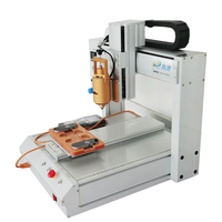 Robot de distribution de colle thermofusible de bureau, machine d'injection de colle, pompe à moteur, boîte de vitesses, PLC, roulement, fonction de préchauffage du moteur, 1 an