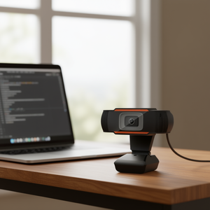 Webcam Digital 1080p Full Hd With <b>Microphone</b> <b>For</b> <b>Computer</b> Laptop Desktop Use - Product Image 3