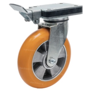 Roue pivotante robuste de 3, 4, 5, 6, 8 pouces pour chariot industriel – Offre <span class=keywords><strong>Flash</strong></span> - Product Image 4