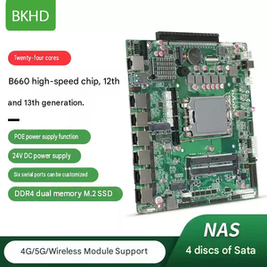 BKHD B760 6LAN 2.5G Network Appliance Intel 12th 13th 14th Gen Industrial <b>Computer</b> Firewall Server - Product Image 1
