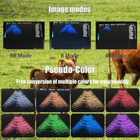 Scanner à ultrasons vétérinaire portable, machine ultra portable de contrôle de grossesse vétérinaire, pour l'utilisation de chat de chien de cheval de vache de mouton de porc