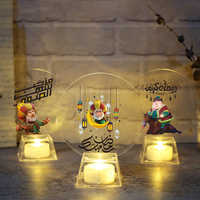 Lanterne de table LED personnalisée en gros pour les décorations du Ramadan et de l'Aïd Moubarak