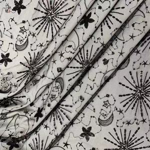 Tela iridiscentes de lentejuelas doradas 2025, accesorios africanos, tela celestial de malla de lentejuelas doradas para vestidos - Product Image 6