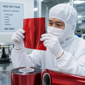 Film de protection en silicone PET rouge vif Tensfilm - Product Image 4