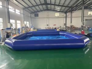 Bâche thermosoudée QIQU, durable, résistante aux UV, <span class=keywords><strong>pour</strong></span> <span class=keywords><strong>piscine</strong></span> <span class=keywords><strong>hors</strong></span> <span class=keywords><strong>sol</strong></span>, <span class=keywords><strong>piscine</strong></span> rectangulaire gonflable à montage rapide <span class=keywords><strong>pour</strong></span> événements - Product Image 2