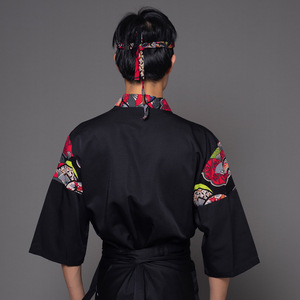 <span class=keywords><strong>Uniforme</strong></span> de <span class=keywords><strong>chef</strong></span> japonais, Kimono de sushi, Vêtements de travail pour hommes et femmes, Tenue de serveur, Jujiu House, Barbecue, Buffet, Costume de <span class=keywords><strong>chef</strong></span>, Anti-humidité - Product Image 4
