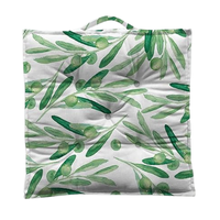 Coussin de siège arrière ergonomique tissé de style Majlis traditionnel arabe, rembourrage en mousse à mémoire de forme, 100 % coton, pour la maison