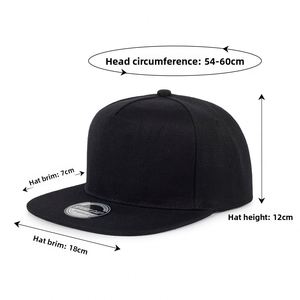 Wholesale Custom Men's Hard-brimmed <b>Flat</b> Brim Solid-color Fashion Travel Summer Polyester Outdoor Casual <b>Hat</b> - Product Image 2