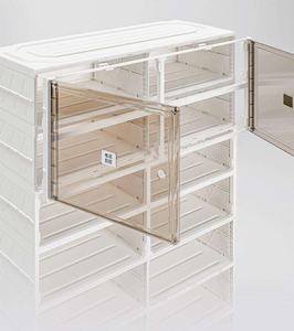 Zapatero personalizado diseño muebles de dormitorio grande bebé niños juguetes caja de plástico contenedor de almacenamiento cofre juguete de plástico para la venta - Product Image 3