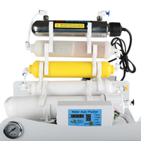Purificateur d'eau domestique sous évier à osmose inverse NW-RO50-B3LS3UV avec affichage UV TDS et fonction autonettoyante, construction en plastique