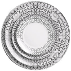 Set di Stoviglie di Lusso in Porcellana Bone China di Alta Qualità, Colore Rosso Mattone, Piatti da Portata Lavabili in Lavastoviglie per Matrimoni - Product Image 1