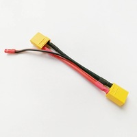 Câble adaptateur XT30 vers XT60, connecteur convertisseur en silicone 14AWG pour chargeur de batterie