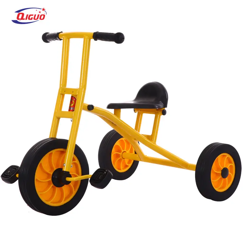 Hot selling durable kids bike pedal tricycle single seat tricycle with backrest