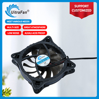 Ventilateur à haute pression statique 120x120x25mm 12025, ventilateur à faible bruit 12V, ventilateur à onduleur avec contrôle PWM, ventilateur 120mm pour le refroidissement des onduleurs solaires