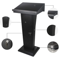 Écran de podium LED couleur pleine gamme King Visionled pour intérieur, écran de podium LED de bureau P1.86, écran d'affichage de podium LED GOB pour intérieur