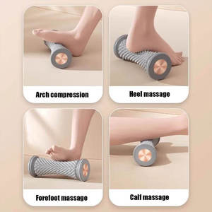 Masajeador de pies de plástico duradero para fascitis plantar, alivio de pies planos, yoga, pilates, ejercicio con rodillos GZ RTS, pedido mixto a granel - Product Image 3