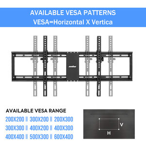 Support mural pour téléviseur LED LCD pour écran plat de 32 à 85 pouces - Product Image 5