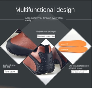 <span class=keywords><strong>Scarpe</strong></span> <span class=keywords><strong>da</strong></span> <span class=keywords><strong>Trekking</strong></span> in Vera Pelle per Uomo, Sneakers Atletiche Traspiranti per Arrampicata e Outdoor - Product Image 5