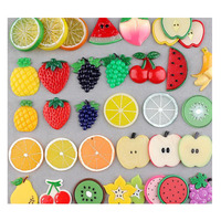 Hars Haarclip Accessoires Fruit Slice Ananas Aardbei Cherry Koelkast Sticker