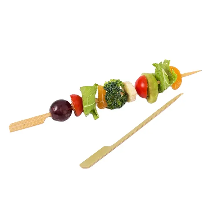 Hot Selling Chinese Bamboe Stokken, Barbecue Bamboe Spiesjes, Groen Stok