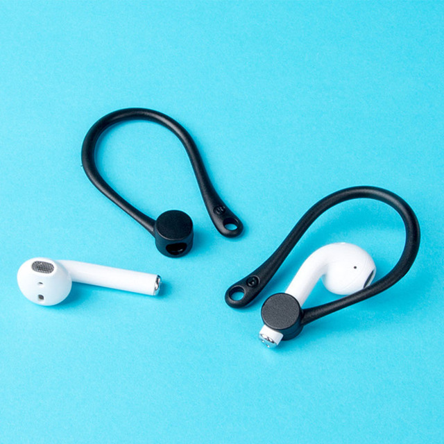 Silicone clear Soft Clip for airpod Earphones Earhooks Anti Falling Holder for Sports Anti-lost Ear Hook