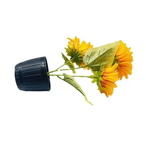 Plante artificielle en pot tournesol Qi Xing 31 cm, fleur en soie, décoration intérieure - Product Image 5