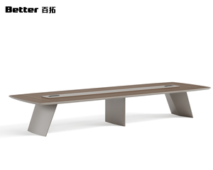 Meubles modulaires de luxe pour la maison, petite salle de réunion en bois pour 20 personnes, table de conférence moderne pour bureau - Product Image 2