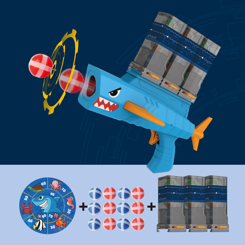 Un coup, 12 balles, 3 chargeurs et 1 tissu requin.