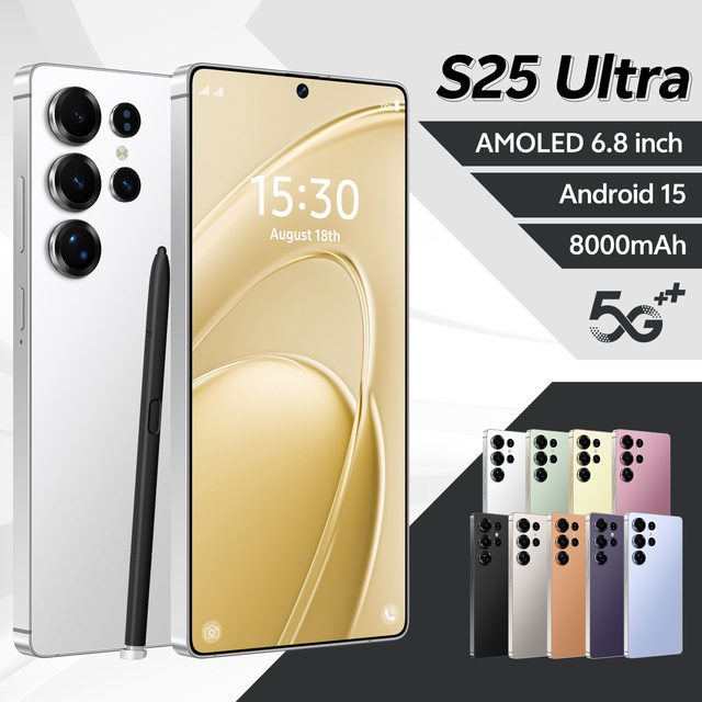2025 Hot Sale Unlocked S25 Ultra 5G Smartphone S25 Ultra Mobile Phone Android 15 4g 5g Mobile Phones
