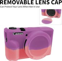 Housse de protection en silicone anti-poussière et anti-humidité de haute qualité pour appareil photo numérique G7 X Mark II, accessoires pour appareil photo