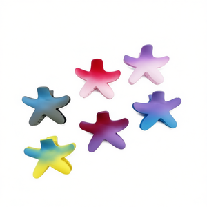 Fermacapelli a Forma di Stella Marina Sfumata 9Cm Accessorio per Capelli da Donna - Product Image 2