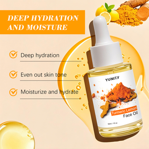 Serum Wajah Kunyit dengan Vitamin C Anti-Penuaan Pemutih Pelembab 30ml Anti-Kerut Mencerahkan - Product Image 3