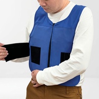 Gilet de refroidissement PCM réutilisable avec packs de glace – Soulagement de la chaleur pour le travail en extérieur en été