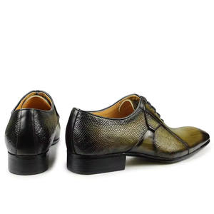 Zapatos Oxford Italianos Personalizados al por Mayor para Hombre, Zapatos Casuales de Otoño para Exteriores que Aumentan la Estatura, Zapatos Clásicos para Boda y Fiesta - Product Image 4