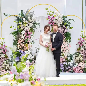 Ron Arches <span class=keywords><strong>De</strong></span> Mariage Cadre Décoration Toile <span class=keywords><strong>De</strong></span> Fond Pergola <span class=keywords><strong>Jardin</strong></span> Fleur Stand Amovible Blanc DIY Ballon <span class=keywords><strong>Arche</strong></span> <span class=keywords><strong>De</strong></span> Mariage - Product Image 6