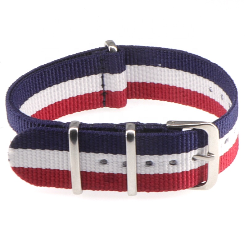 Luxury 12mm 14mm 16mm 18mm 20mm 22mm 24mm Custom Nylon Watch Strap