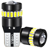 Ampoules de plaque d'immatriculation T10 Led Canbus 3030 Smd orange ambre fabricant T10 W5w Led dôme de lecture intérieur de voiture