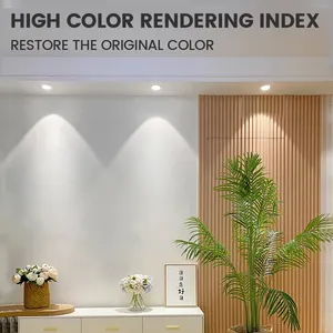 Nova luz de lavadora de parede para teto interno AC220-240V 10W/12W LED holofote tricolor de alumínio para projeto de hotel