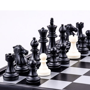 Giảm Giá Hấp Dẫn Quà Tặng Da Sợi Carbon 19 Inch Sang Trọng Bộ Trò Chơi Cờ Vua Cờ Vua Cờ Vua Và Cờ Thỏ Cáo Quốc Tế - Product Image 4