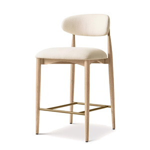 Phong cách mới Nordic vải gỗ truy cập Phân nhà Thanh đồ nội thất hiện đại chất lượng cao Rắn <span class=keywords><strong>Oak</strong></span> thanh phân - Product Image 1