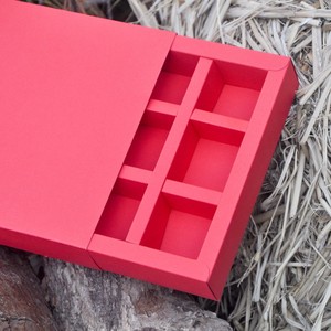 Bán buôn sô cô la đỏ bao bì hộp quà tặng nghệ thuật giấy ngăn kéo hộp cho Sôcôla khoai tây chiên bé thực phẩm cổ phiếu có sẵn - Product Image 2